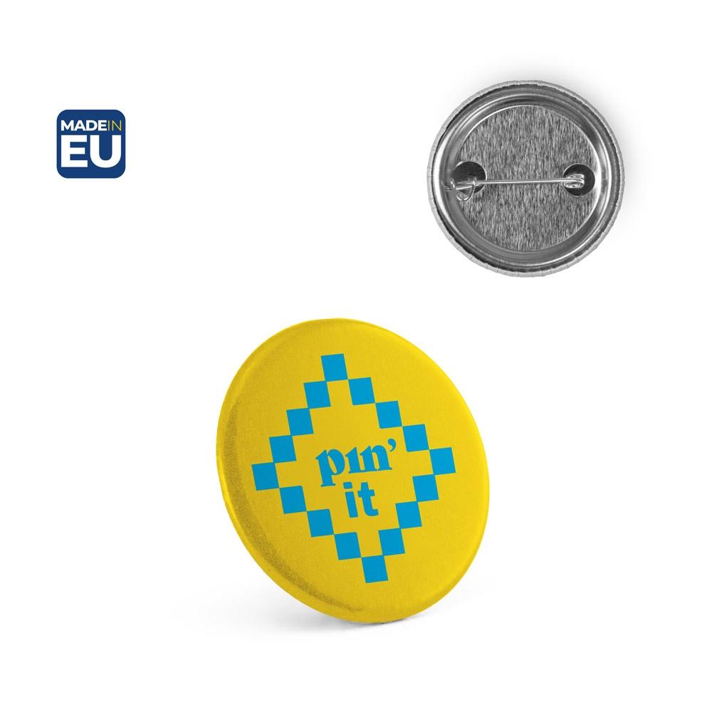 Insignă Button Pin 3 Argintiu 