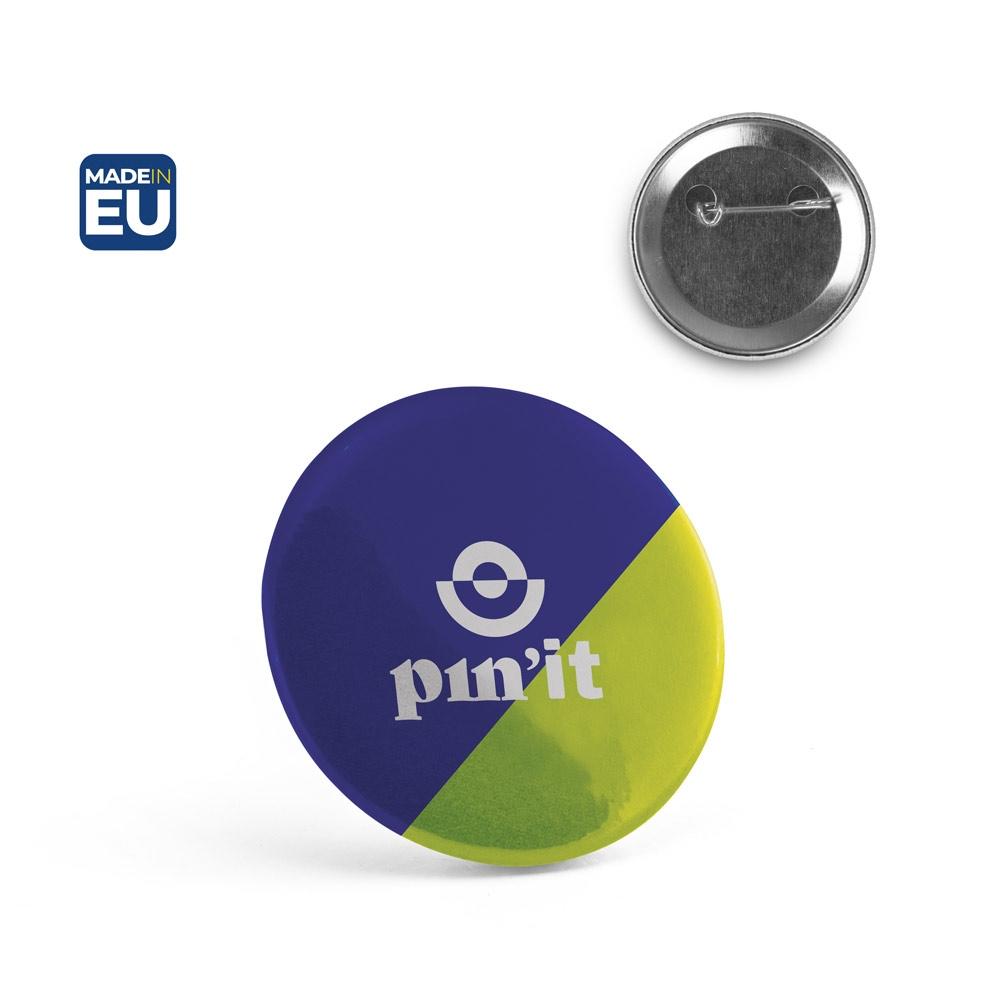 Insignă Button Pin 6 Argintiu 