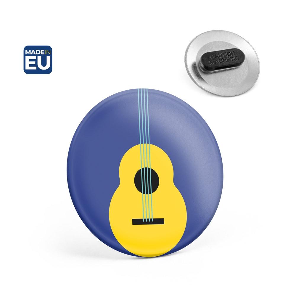 Insignă cu închidere magnetică dublă Button Pin 11 Argintiu 