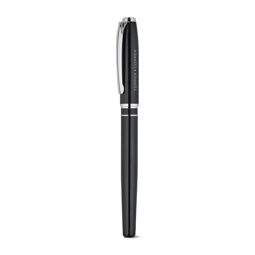 Set premium cu pix și roller Saramago Negru