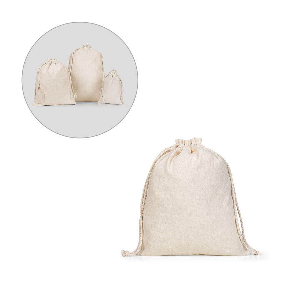 Pungă medie pentru cadou din bumbac Giftwrap M Natural deschis