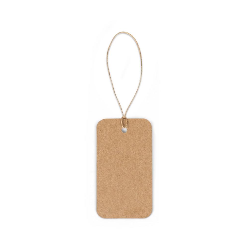 Etichetă dreptunghiulară din hârtie reciclată Label Rectangular Natural