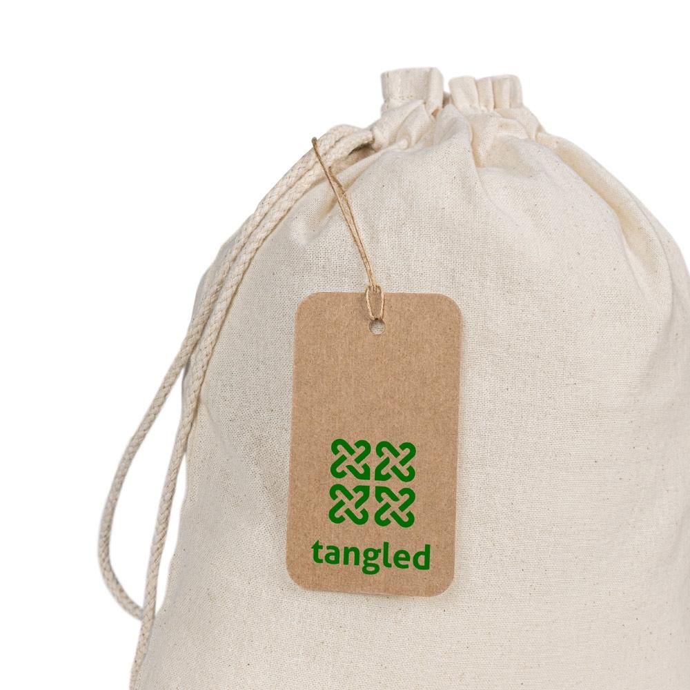 Etichetă dreptunghiulară din hârtie reciclată Label Rectangular Natural