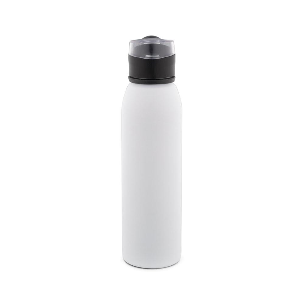 Sticlă sport din oțel inoxidabil reciclat Lemieux, 670 ml Alb