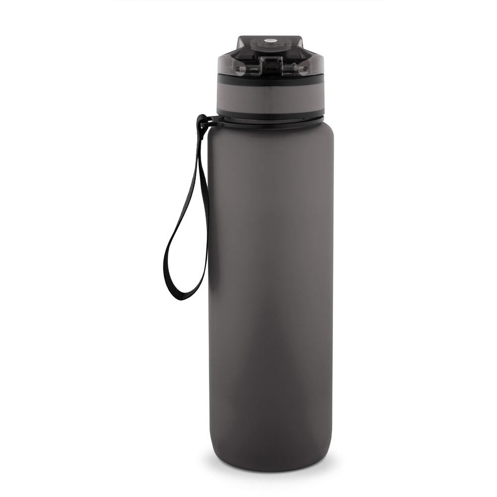 Sticlă din PET reciclat cu marcaje pentru hidratare Eriksson Negru