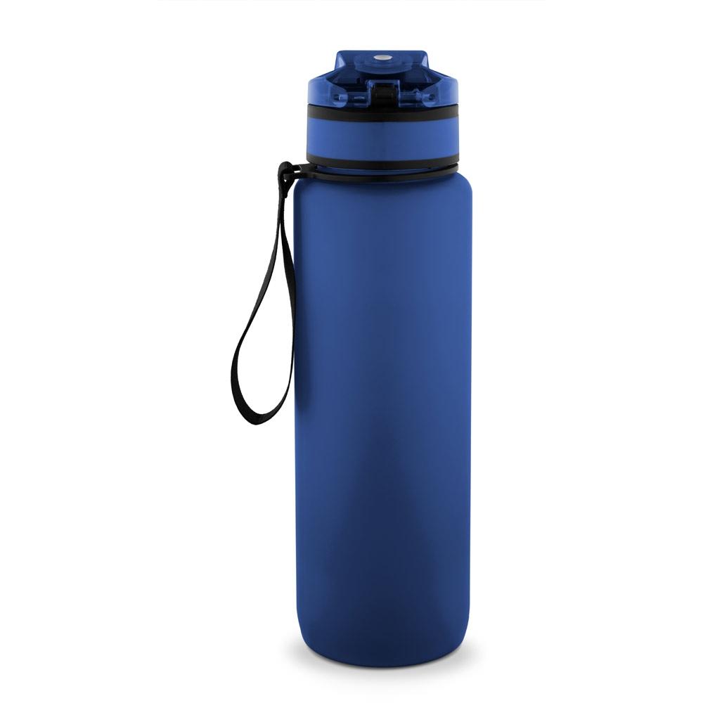 Sticlă din PET reciclat cu marcaje pentru hidratare Eriksson Albastru