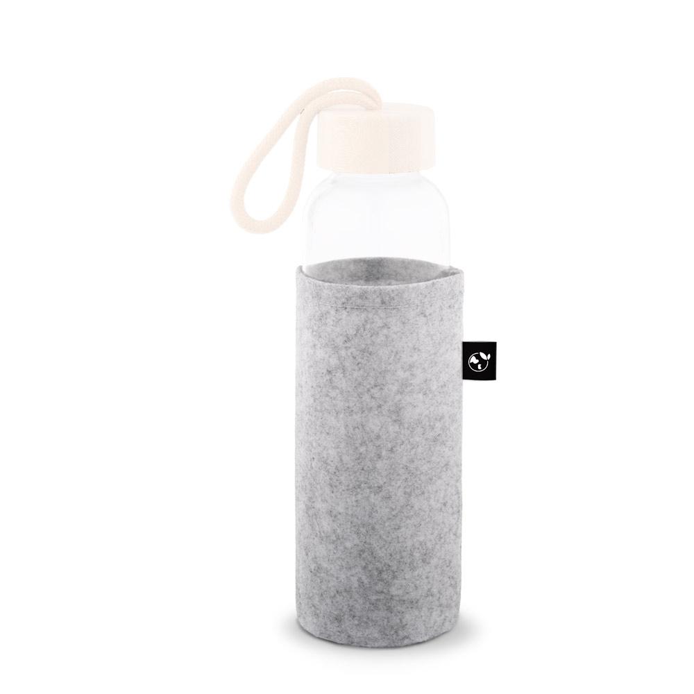 Husă din pâslă reciclată pentru sticlă Storey Gri deschis