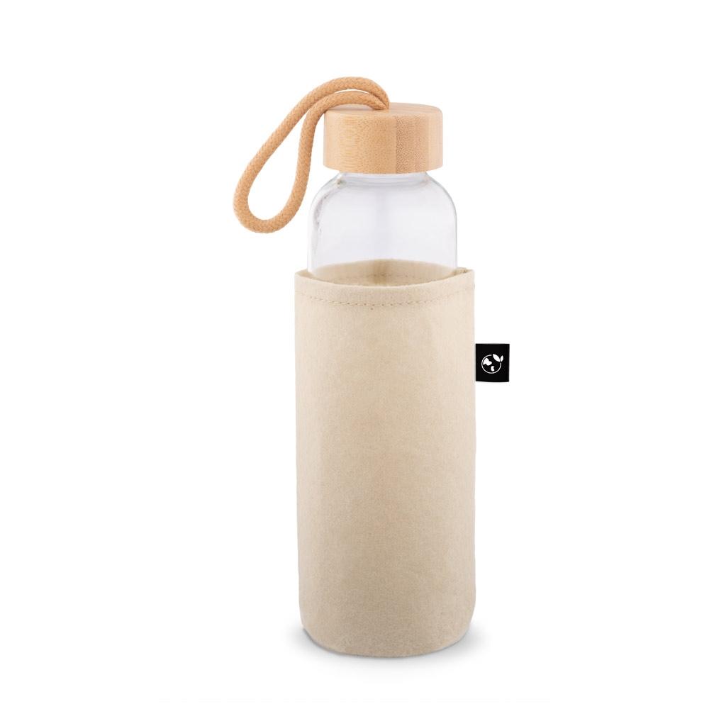 Husă din pâslă reciclată pentru sticlă Storey Bej