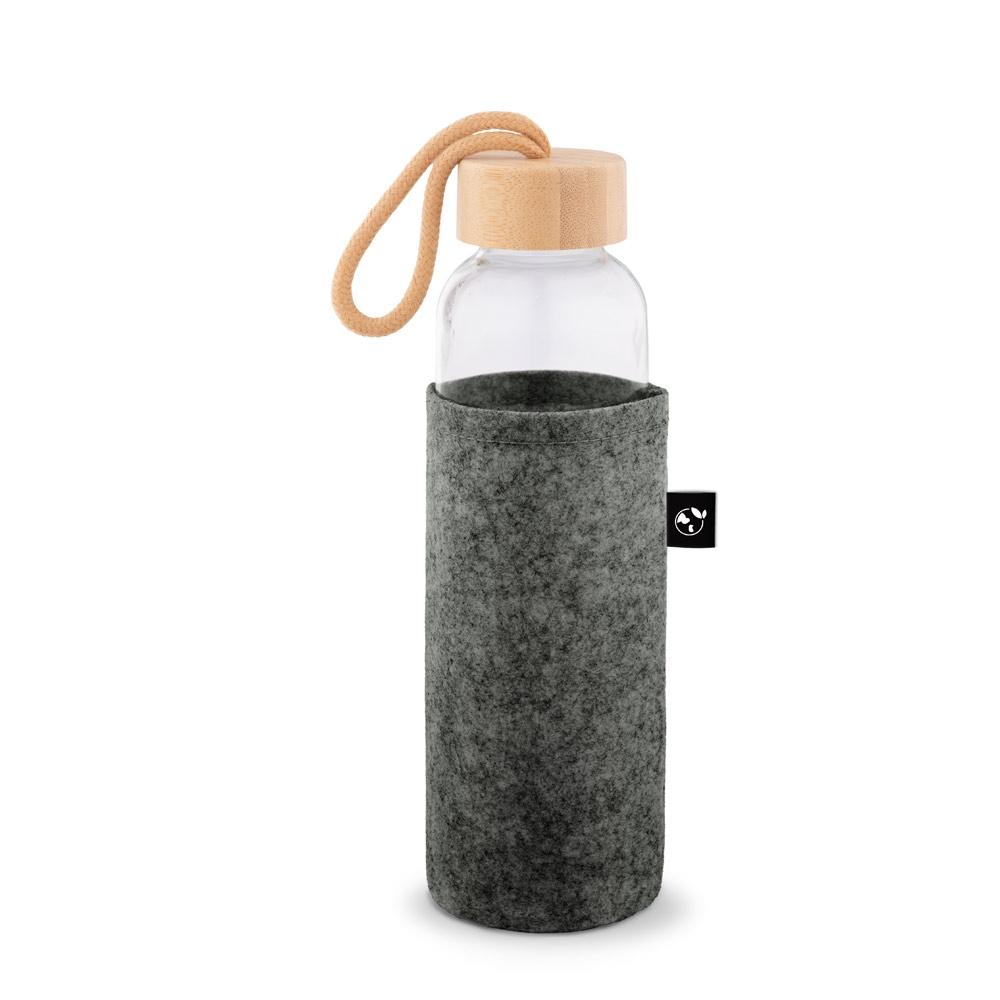 Husă din pâslă reciclată pentru sticlă Storey Gri închis