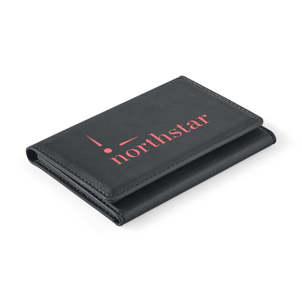 Portofel magnetic din PU cu protecție RFID Harald Negru