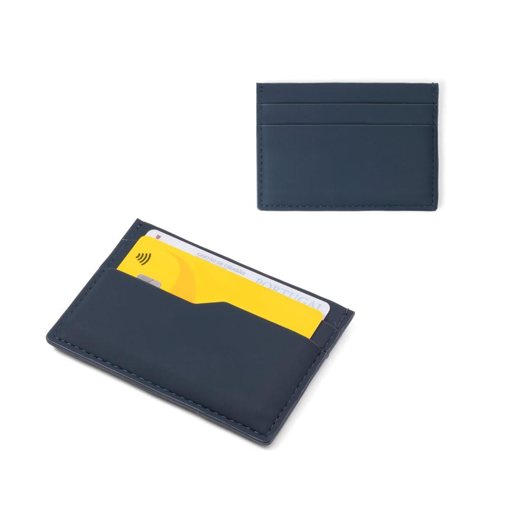 Portcard din PU pentru 5 carduri cu protecție RFID Venture Wallet Albastru