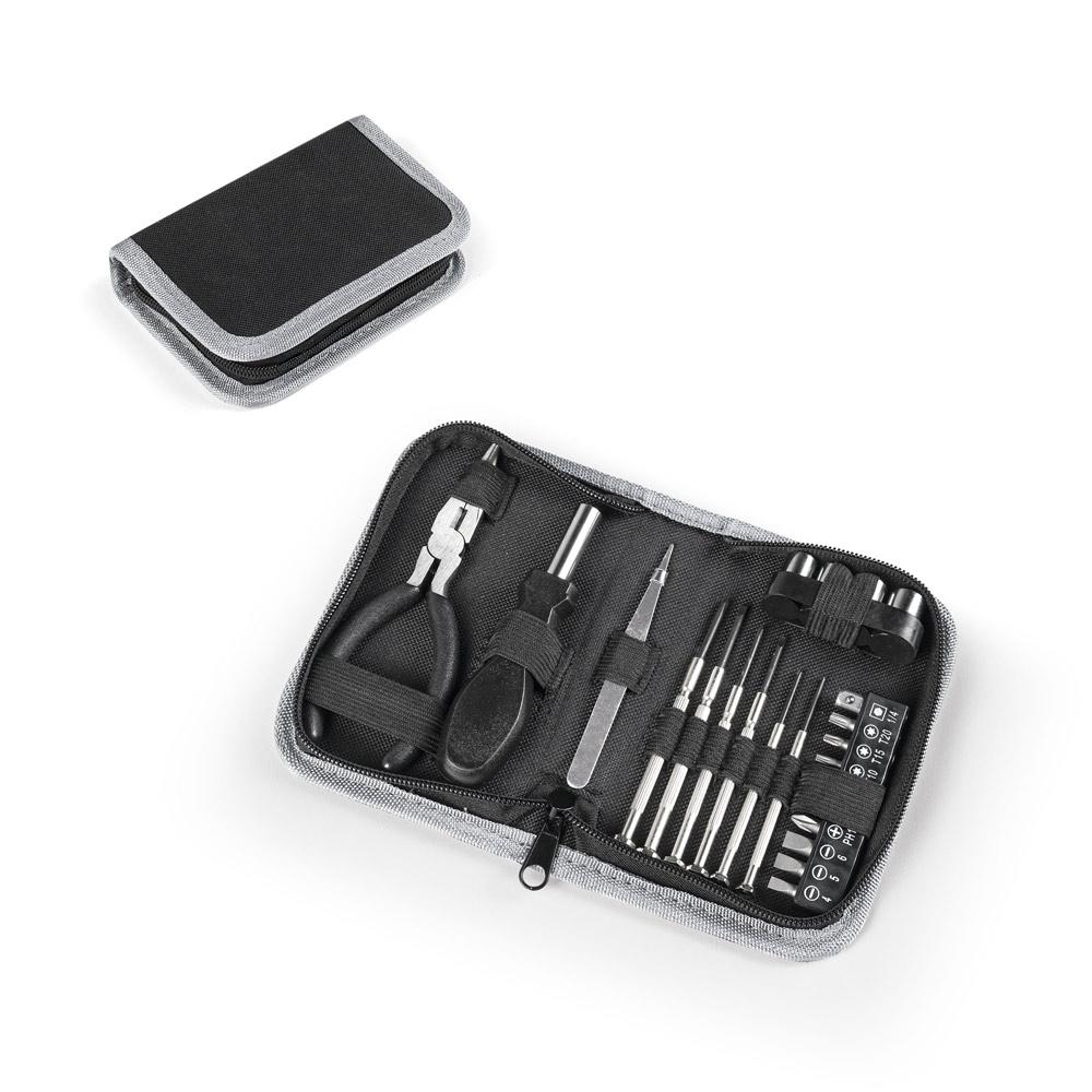 Set de scule multifuncționale cu 24 de piese Bessemer Negru