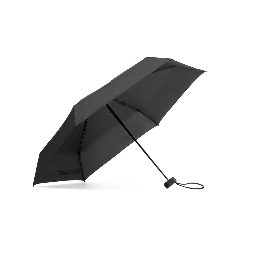 Umbrelă mini compactă Emma, 19 inch Negru