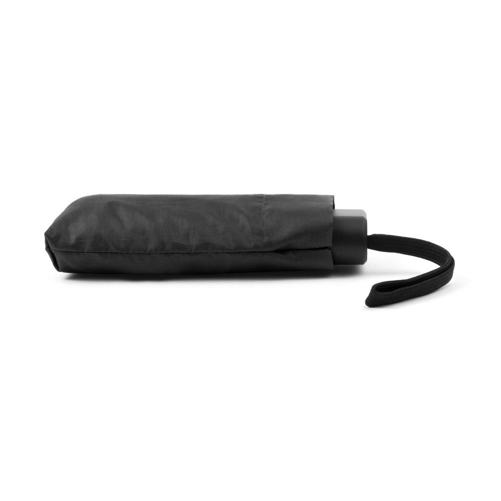 Umbrelă mini compactă Emma, 19 inch Negru