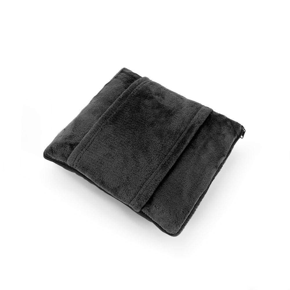 Set de călătorie 3 în 1 din fleece Snuggy, 220 g/m² Negru