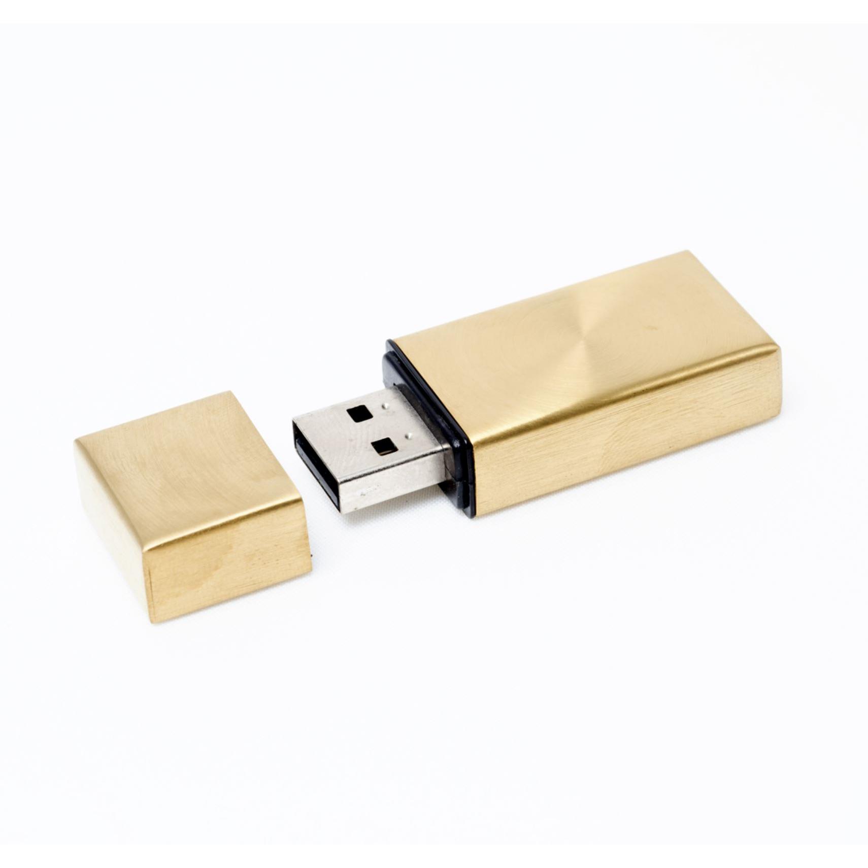 Stick memorie USB Barcelona auriu 64 GB