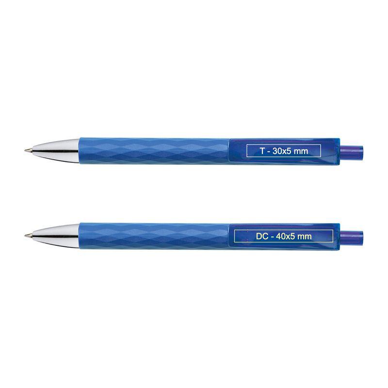 Pix plastic cu grip texturat Orion Navy Blue