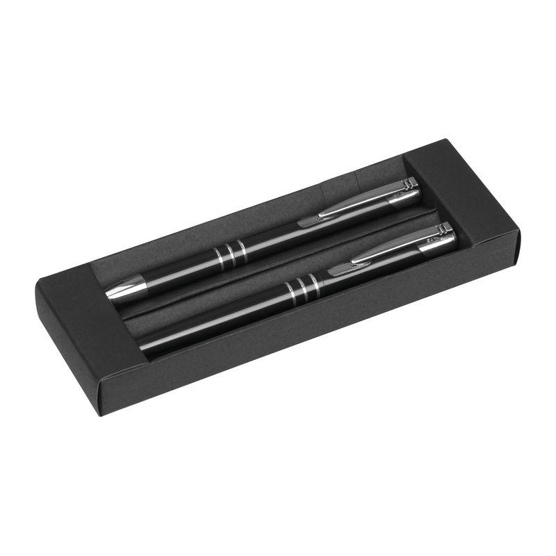 Set stilou și stilou roller Negru