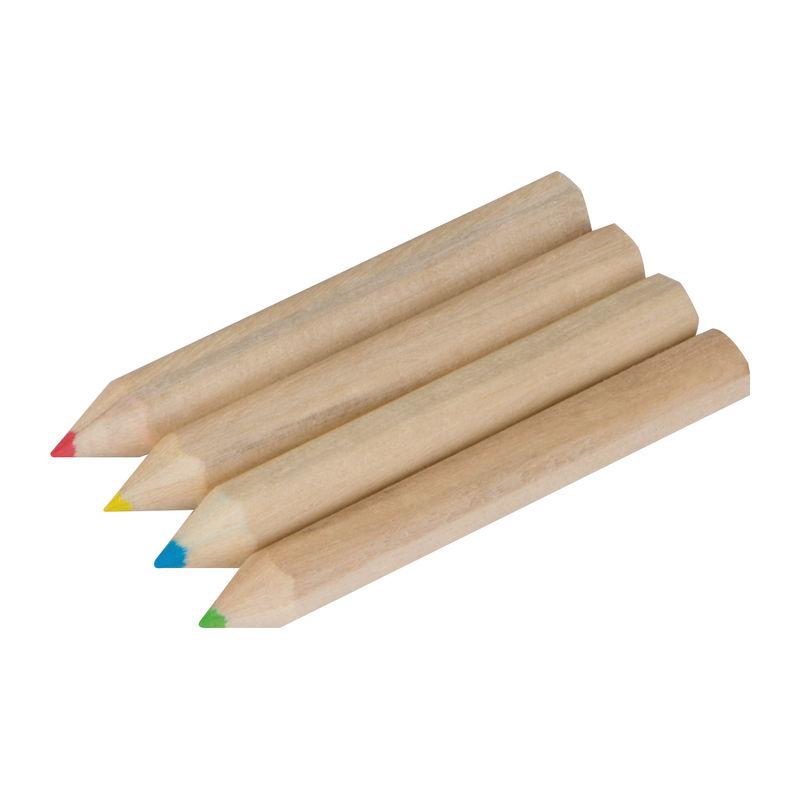 Set 4 creioane din lemn Maro