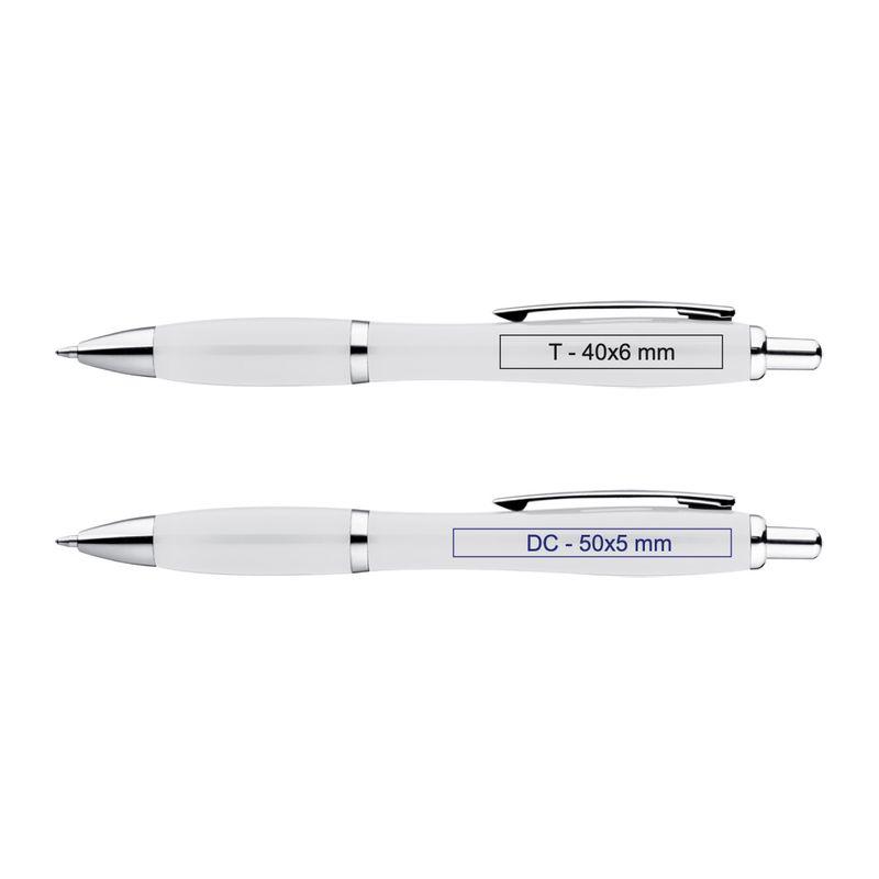 Pix multicolor cu clip metalic Alb