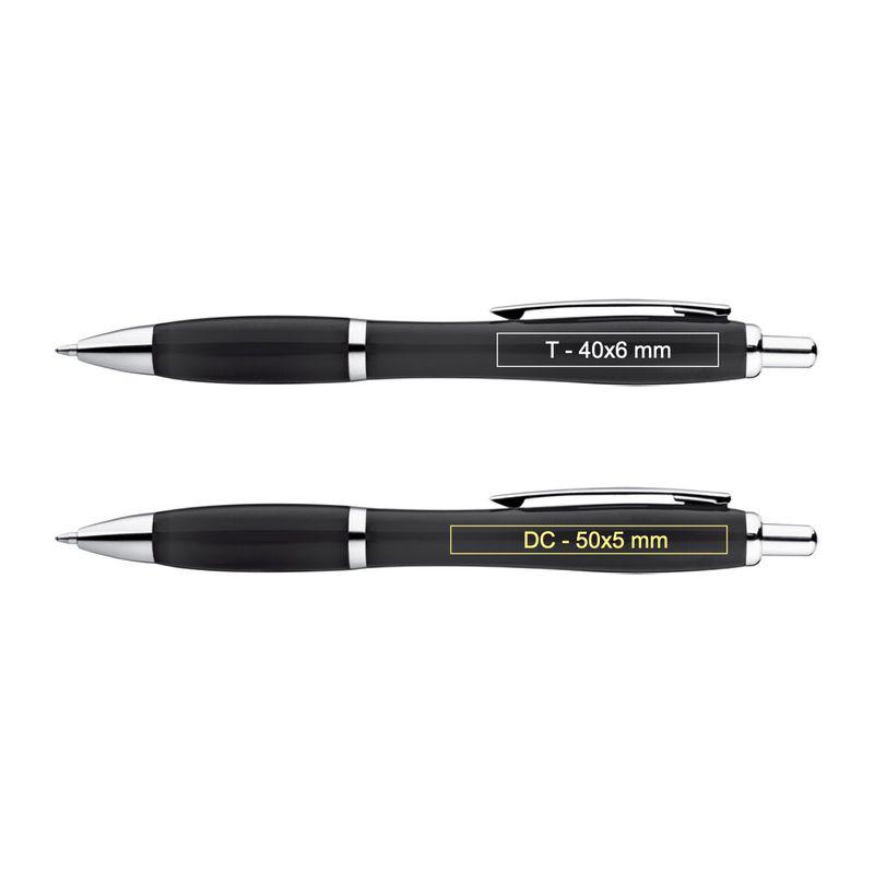 Pix multicolor cu clip metalic Negru