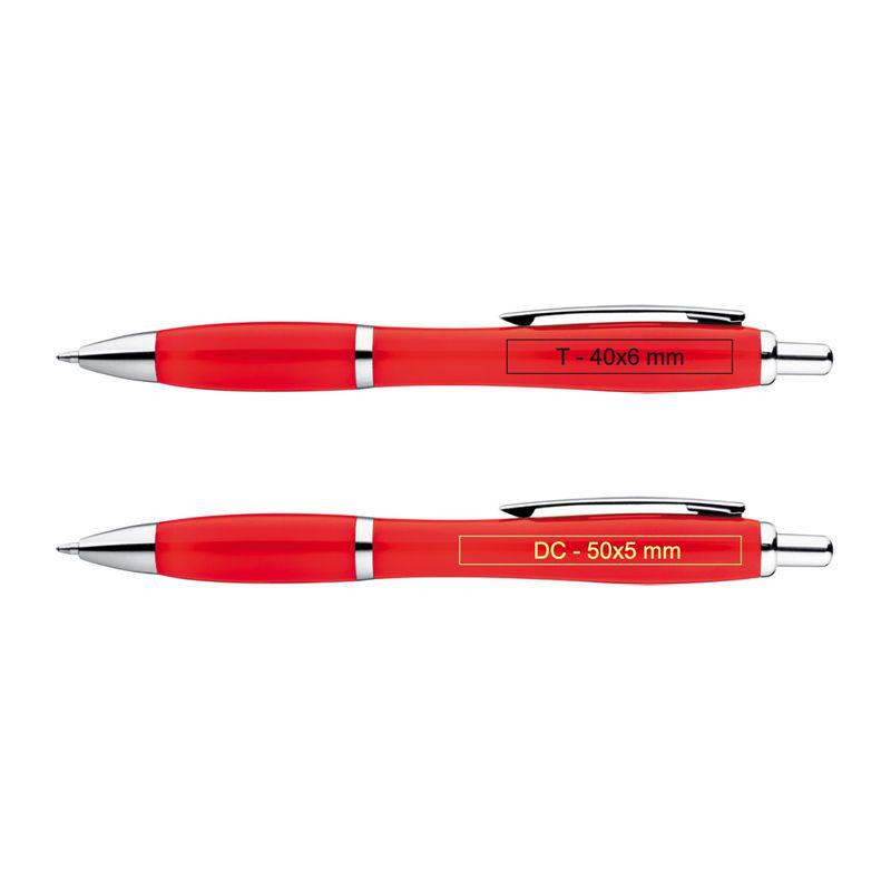 Pix multicolor cu clip metalic Roșu