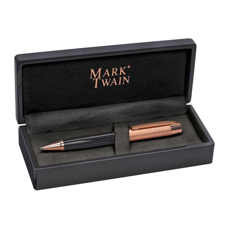 Pix Mark Twain cu capac din cupru Negru