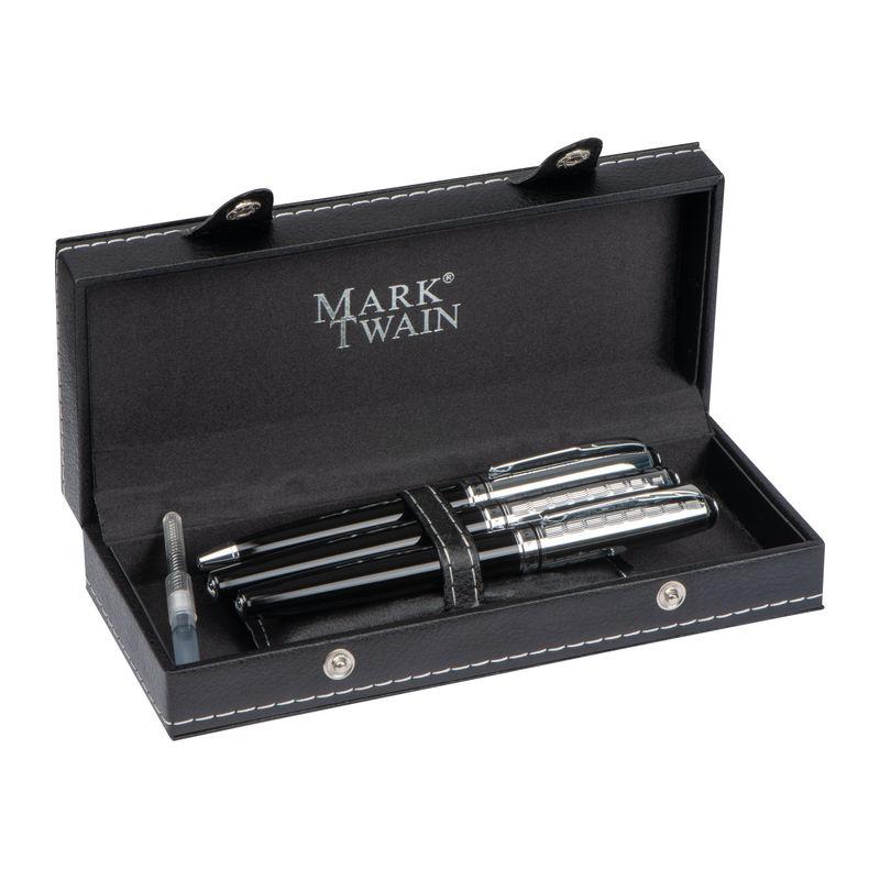 Set de scris Mark Twain Negru