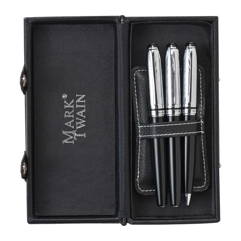 Set de scris Mark Twain Negru