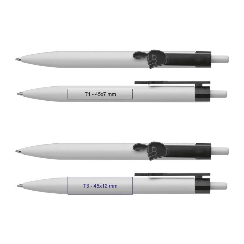 Pix cu clip cu deget arătător Negru