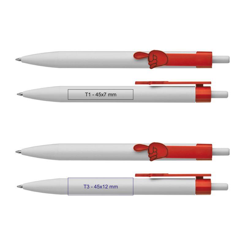 Pix cu clip cu deget arătător Roșu