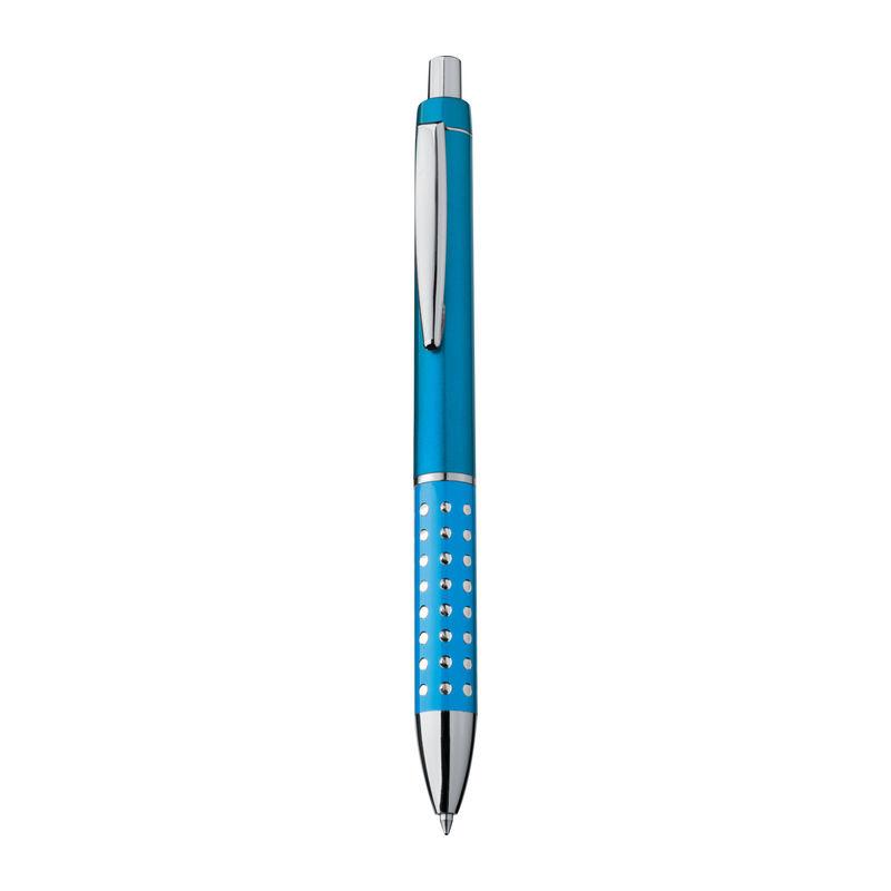 Pix plastic cu grip punctat Turquoise