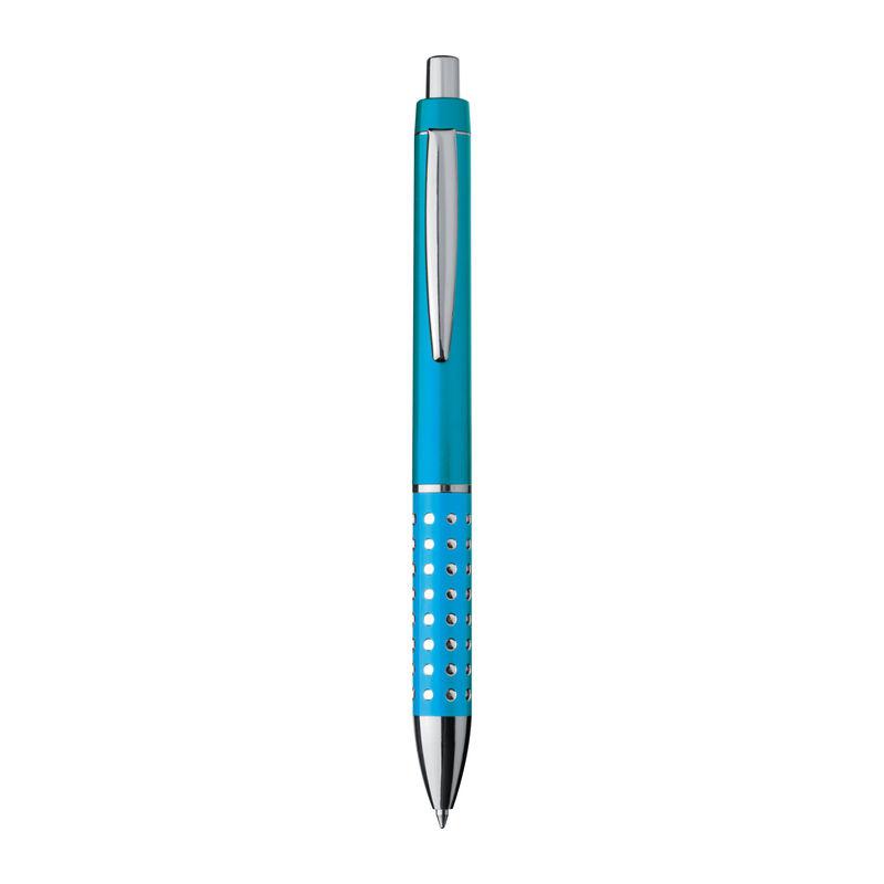 Pix plastic cu grip punctat Turquoise