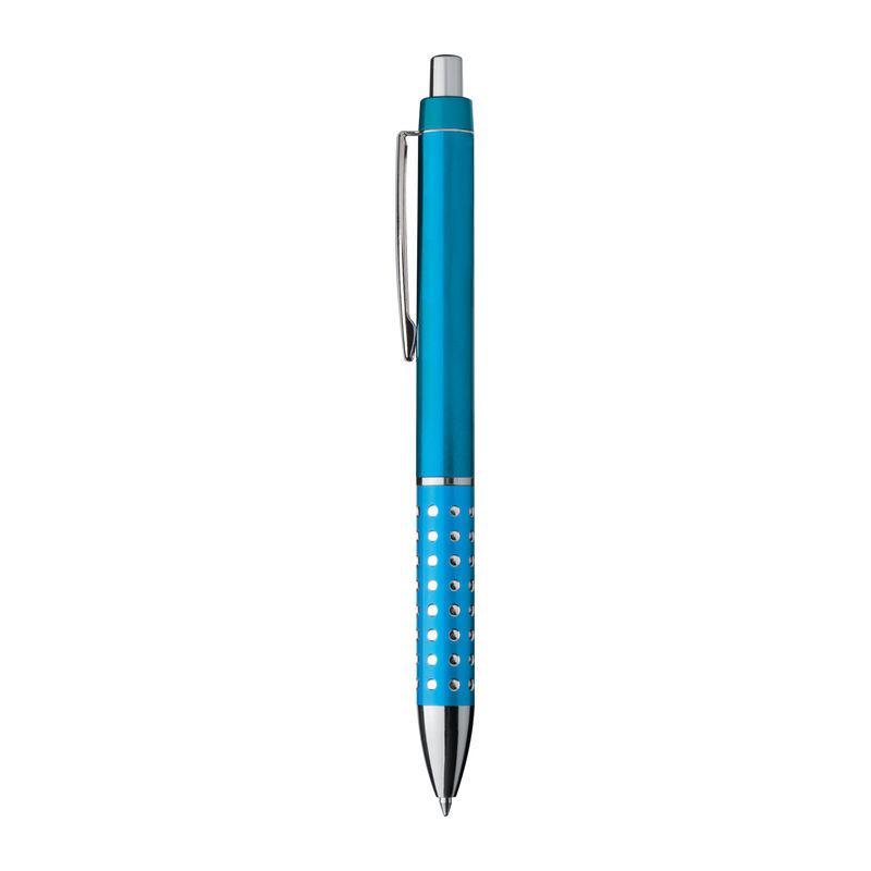 Pix plastic cu grip punctat Turquoise