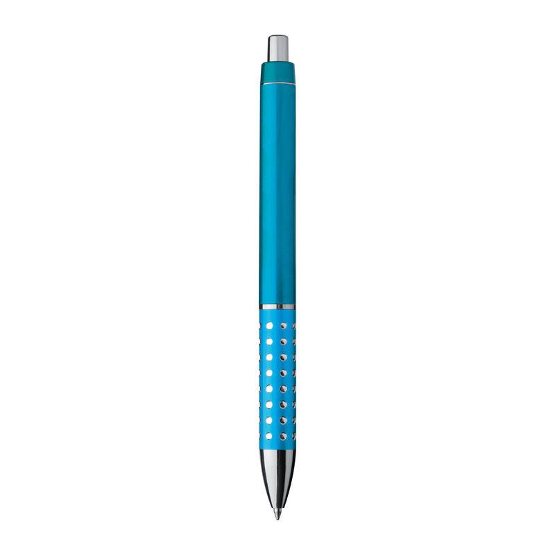 Pix plastic cu grip punctat Turquoise