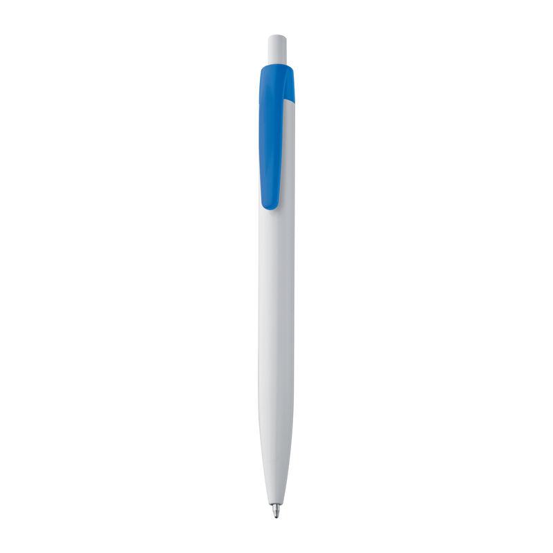 Pix alb cu clip colorat Albastru
