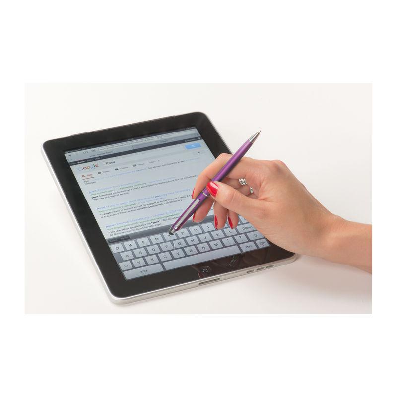 Pix subțire din plastic cu deschidere prin răsucire Mov