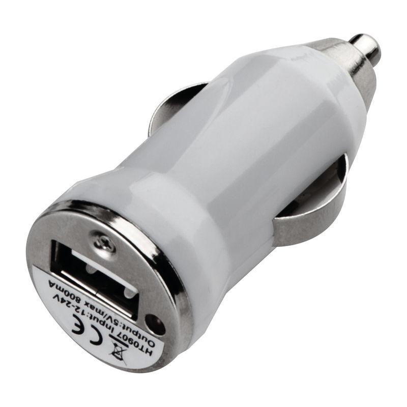 Set călătorie încărcător USB și Powerbank Alb