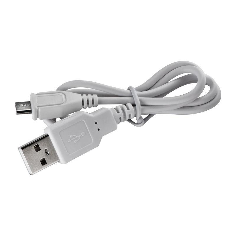 Set călătorie încărcător USB și Powerbank Alb