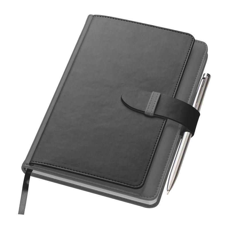 Bloc notes A5 256 pagini Gri-Argintiu