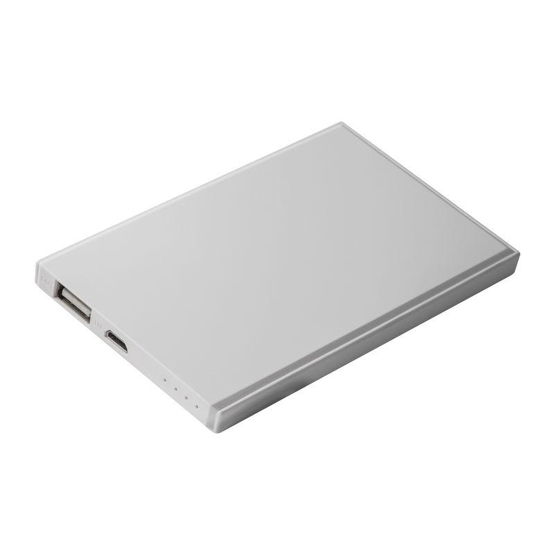 Powerbank 2200mAh cu cablu USB Alb