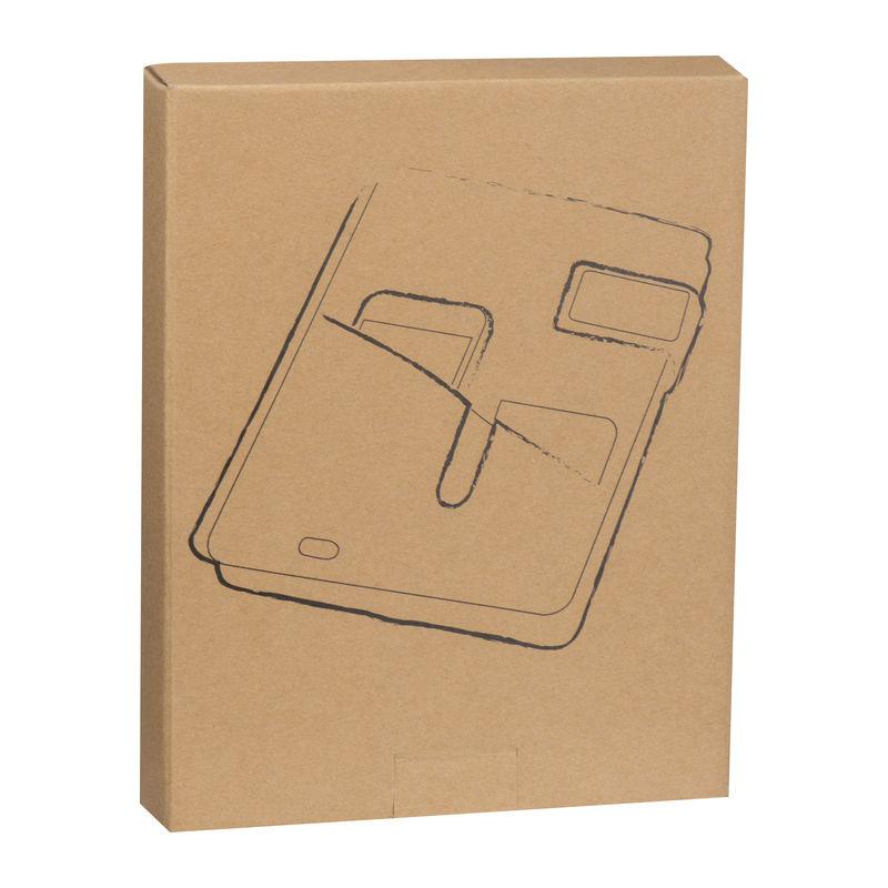 Mapă A5 cu powerbank Negru