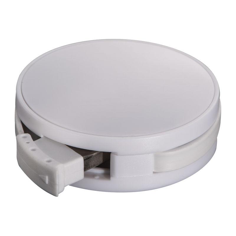 Hub USB rotund 4 porturi Alb