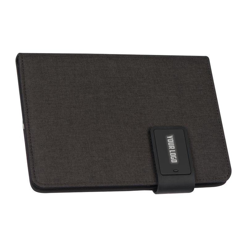 Bloc-notes DIN A5 cu Powerbank și LED Alb