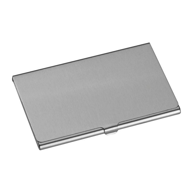 Portacard metalic mat Gri