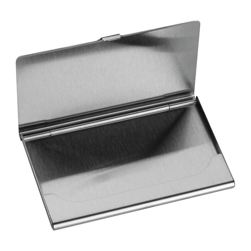 Portacard metalic mat Gri