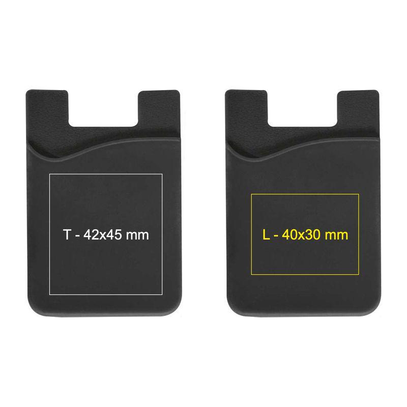 Suport din silicon pentru smartphone Negru