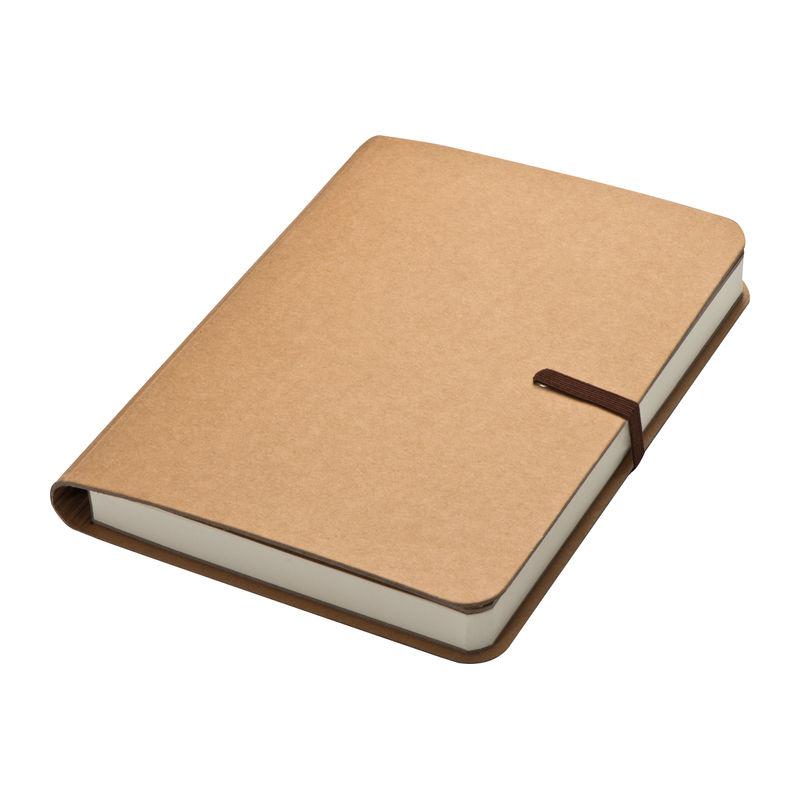 Caiet 120 pagini închidere cu elastic Maro