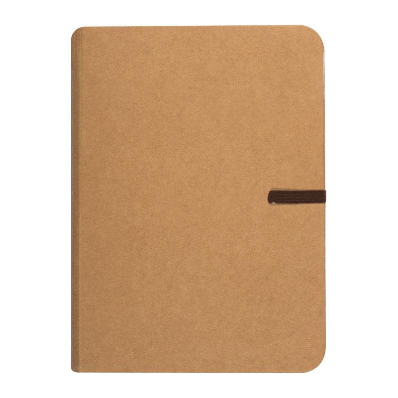 Caiet 120 pagini închidere cu elastic Maro