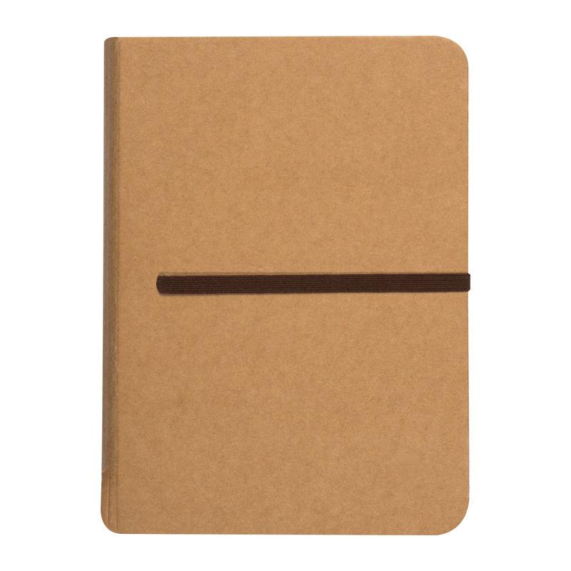 Caiet 120 pagini închidere cu elastic Maro
